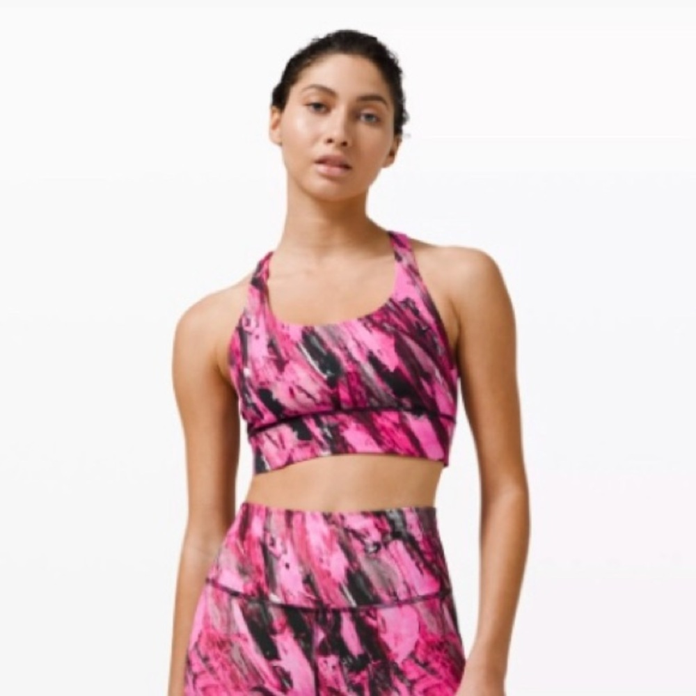 Incentive Refresh Multi sports bra pink and black